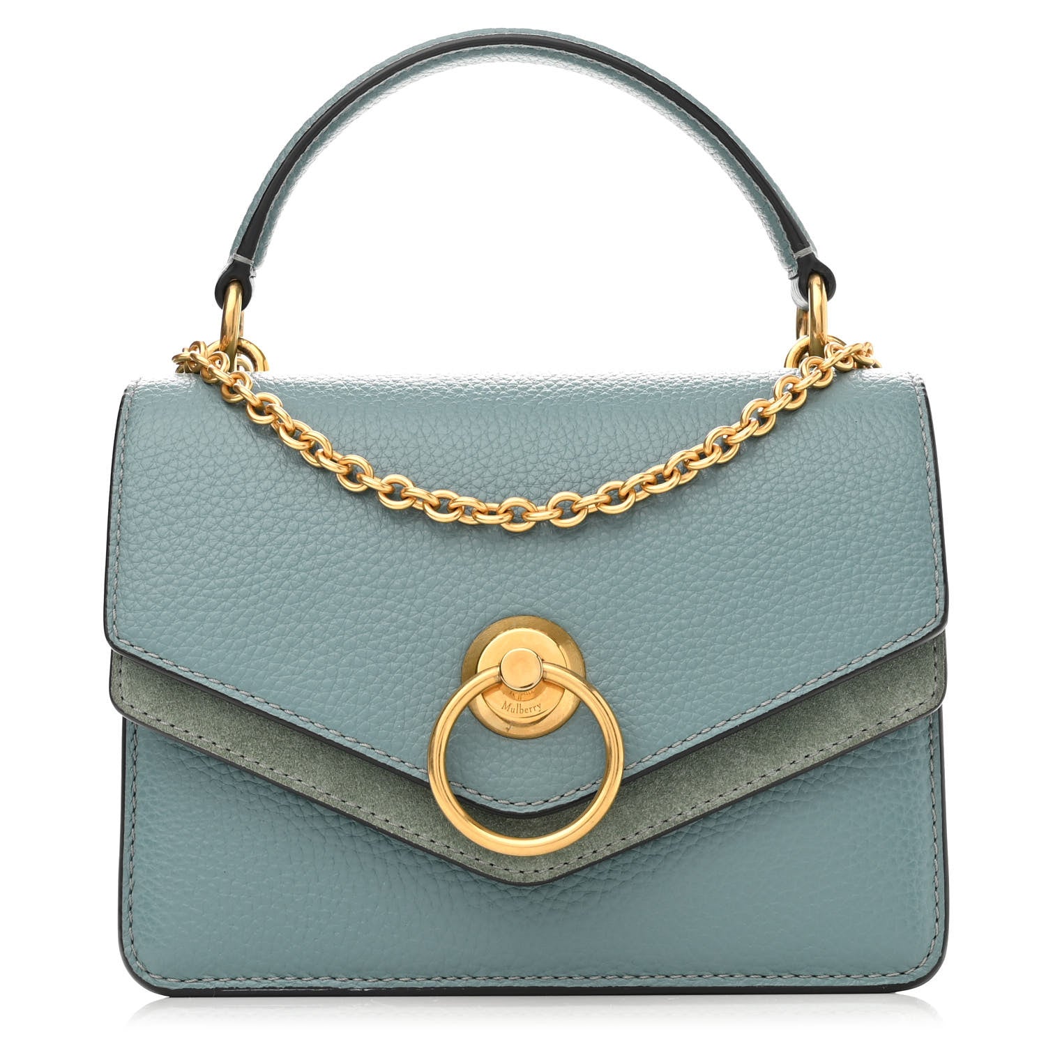 Mulberry Small Classic Grain Small Harlow Chain Satchel 1 of 12