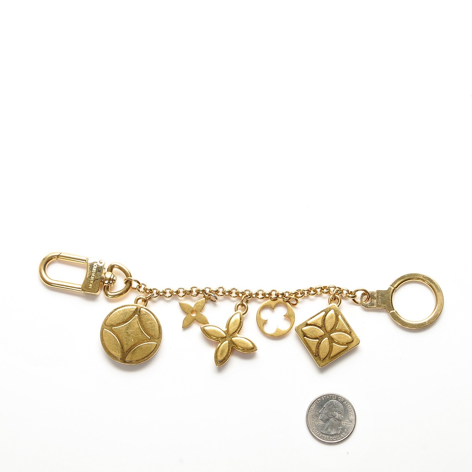 Louis Vuitton Ice Flower Key Chain Bag Charm 2 of 5