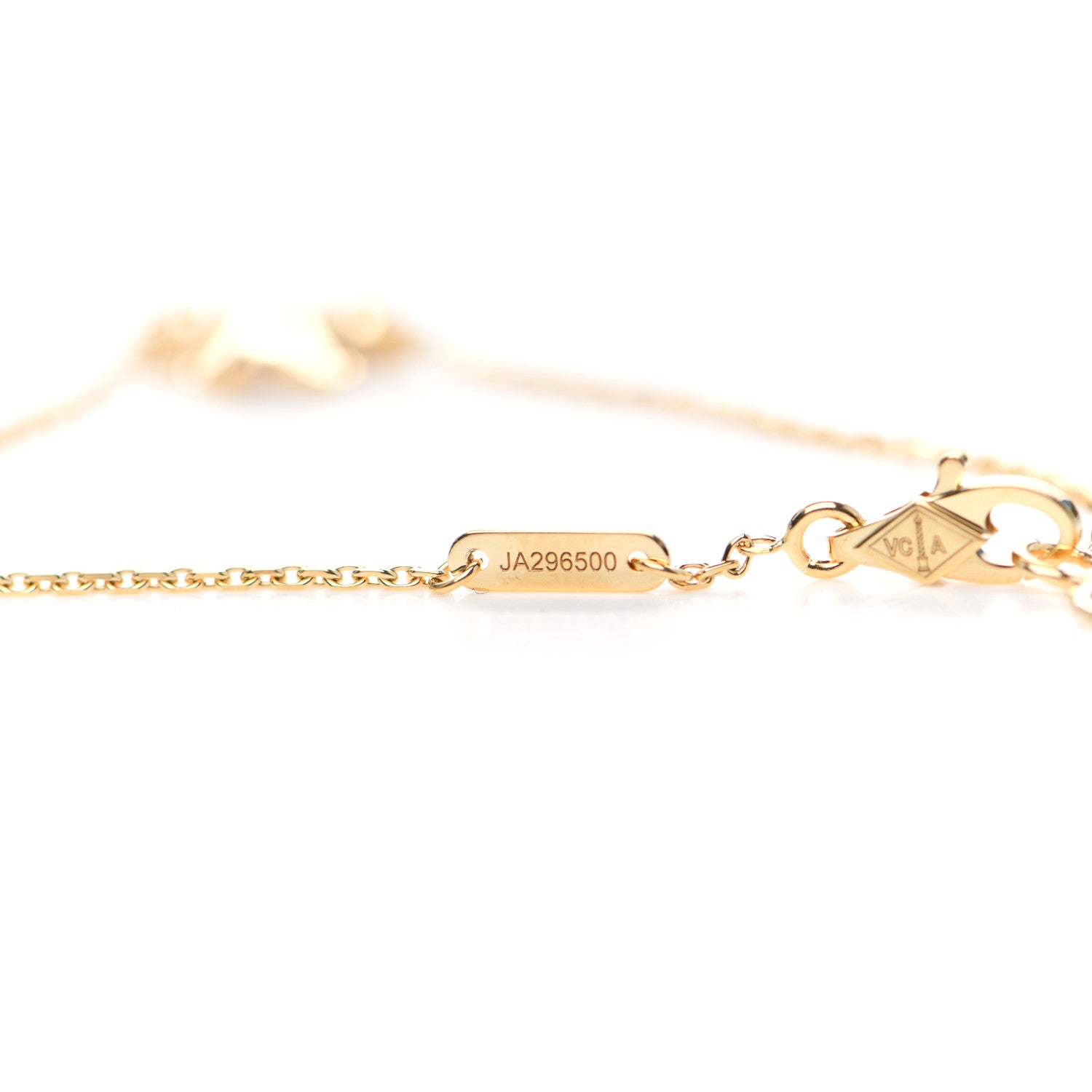 Van Cleef & Arpels 18K Yellow Gold Diamond Mini Frivole Bracelet 5 of 7