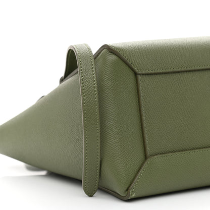 Celine Grained Calfskin Micro Belt Bag Army Green 10 of 11