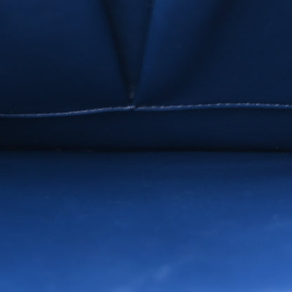 Celine Liege Calfskin Medium Classic Box Flap Bag Blue 5 of 12