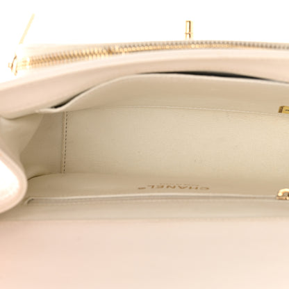 Chanel Caviar Quilted Medium Business Affinity Flap White 5 of 18