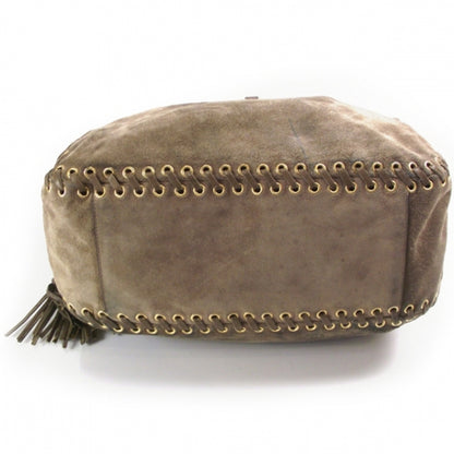 Prada Suede Fringe Shoulder Bag Tobacco 4 of 11
