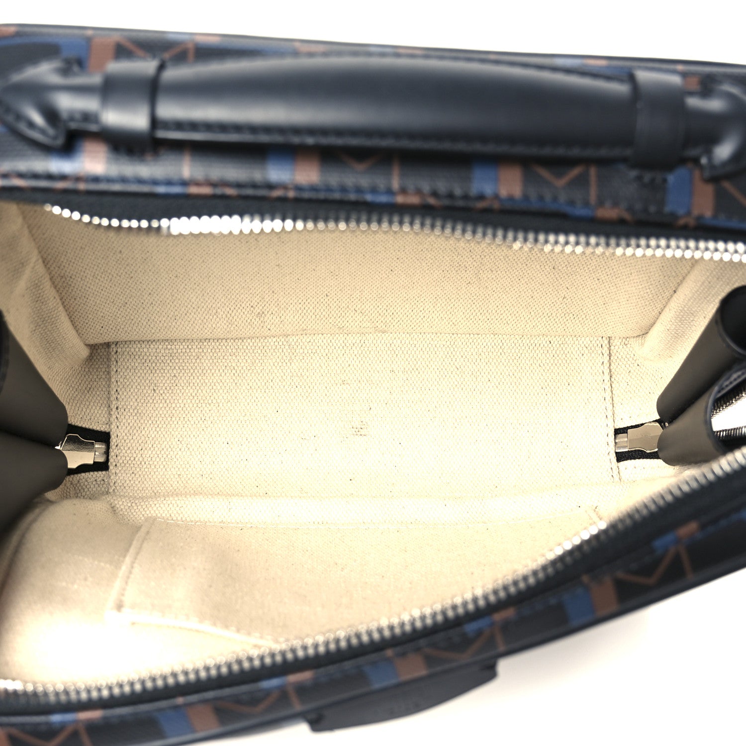 Moynat Toile 1920 Maxi Camera Bag Black Blue 5 of 11