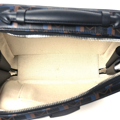 Moynat Toile 1920 Maxi Camera Bag Black Blue 5 of 11