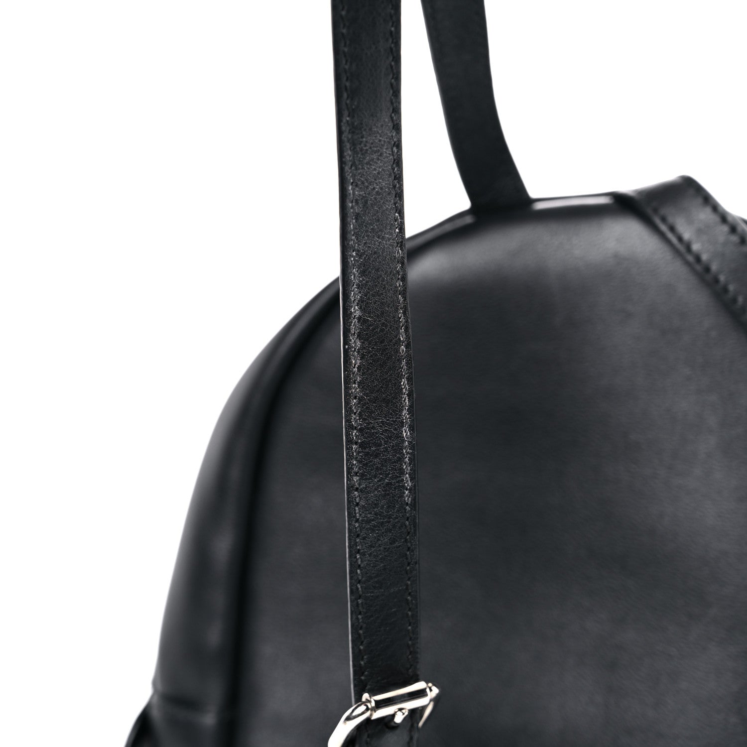 Fendi Vitello Dolce Crystal Flowerland Croc Tail Mini Backpack Black 18 of 22