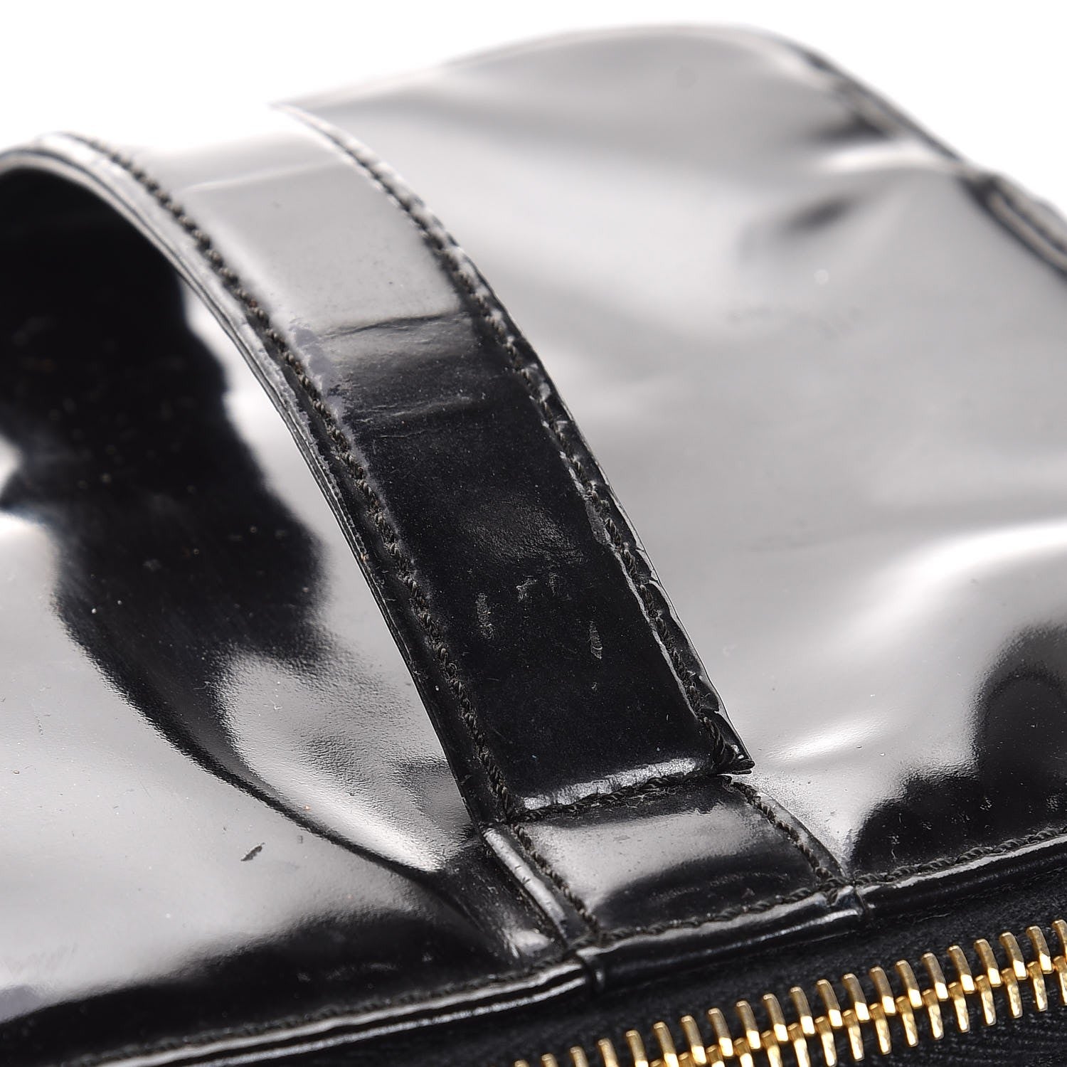Chanel Patent Vanity Cosmetic Case Black 11 of 16