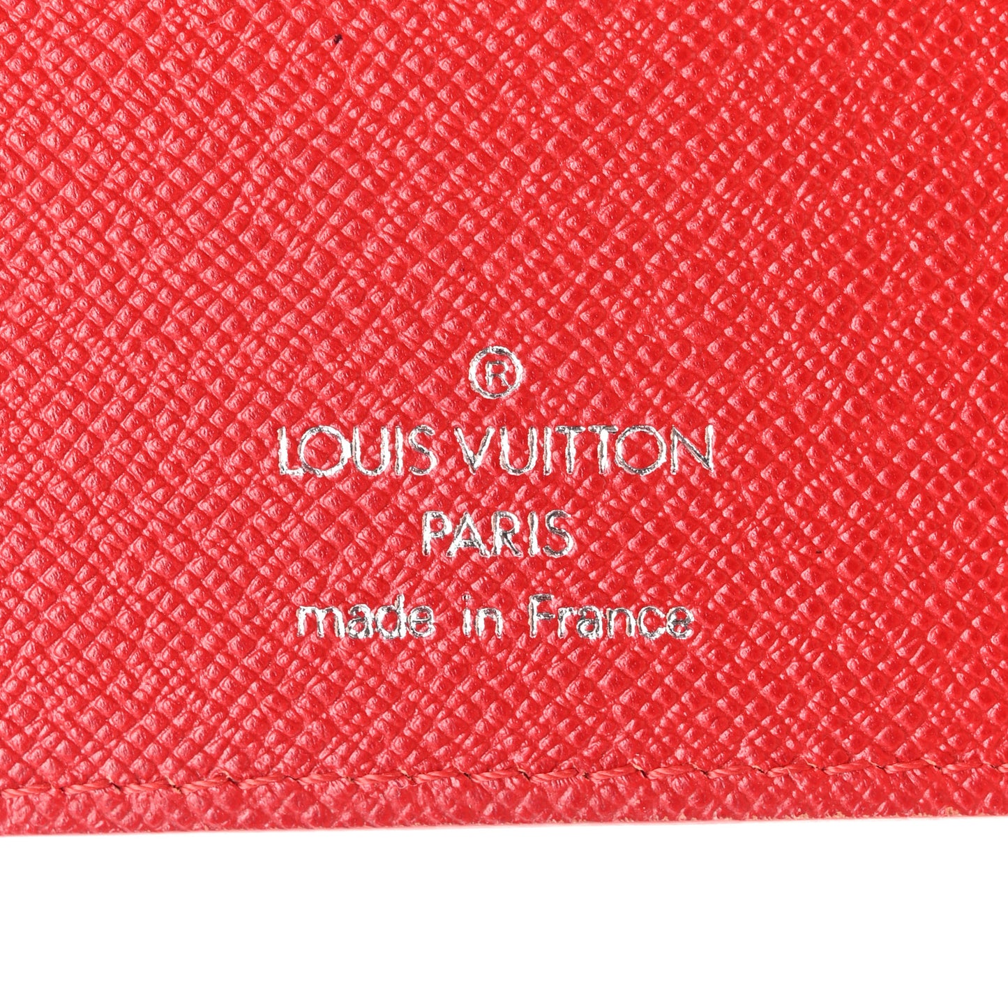 Epi Medium Ring Agenda Cover Red