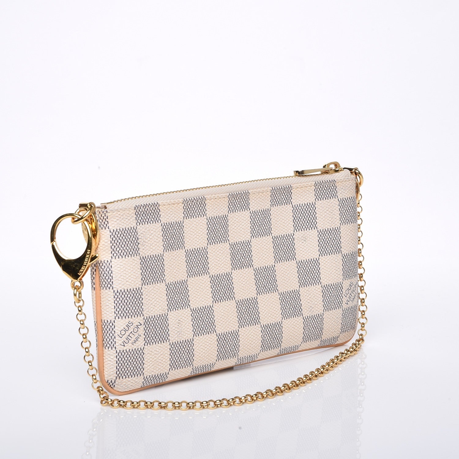 Louis Vuitton Damier Azur Pochette Milla MM 3 of 9