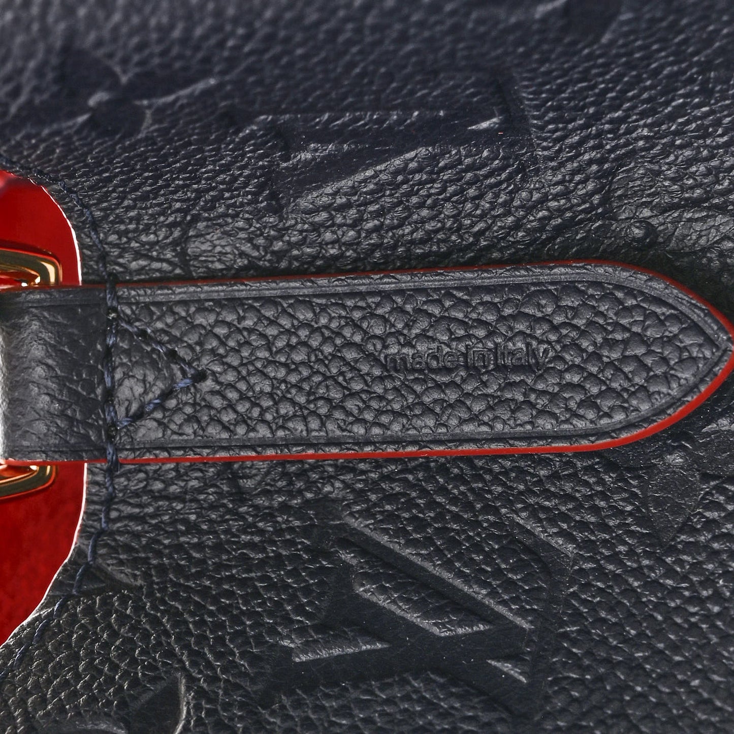 Empreinte Neonoe MM  Marine Rouge