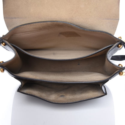 Chloe Grained Calfskin Medium Hudson Tassel Shoulder Bag Black 5 of 22