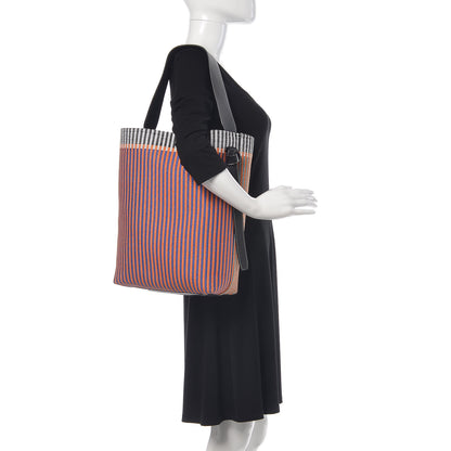 Celine Woven Canvas Small Twisted Cabas Multicolor 3 of 23
