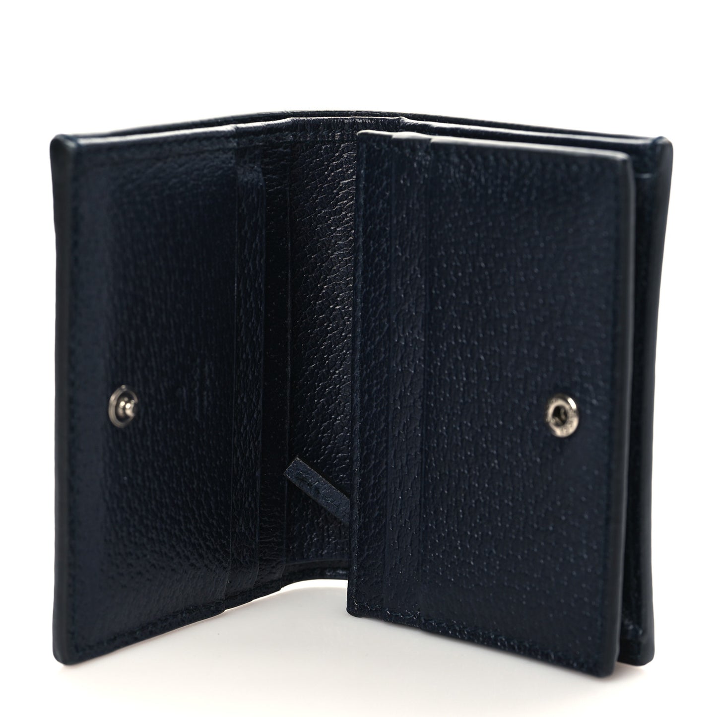 GG Supreme Monogram Textured Dollar Calfskin Web Ophidia Card Case Beige Blue