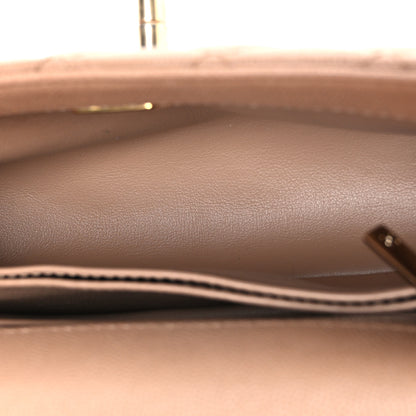 Chanel Caviar Quilted Mini Coco Handle Flap Beige 5 of 11