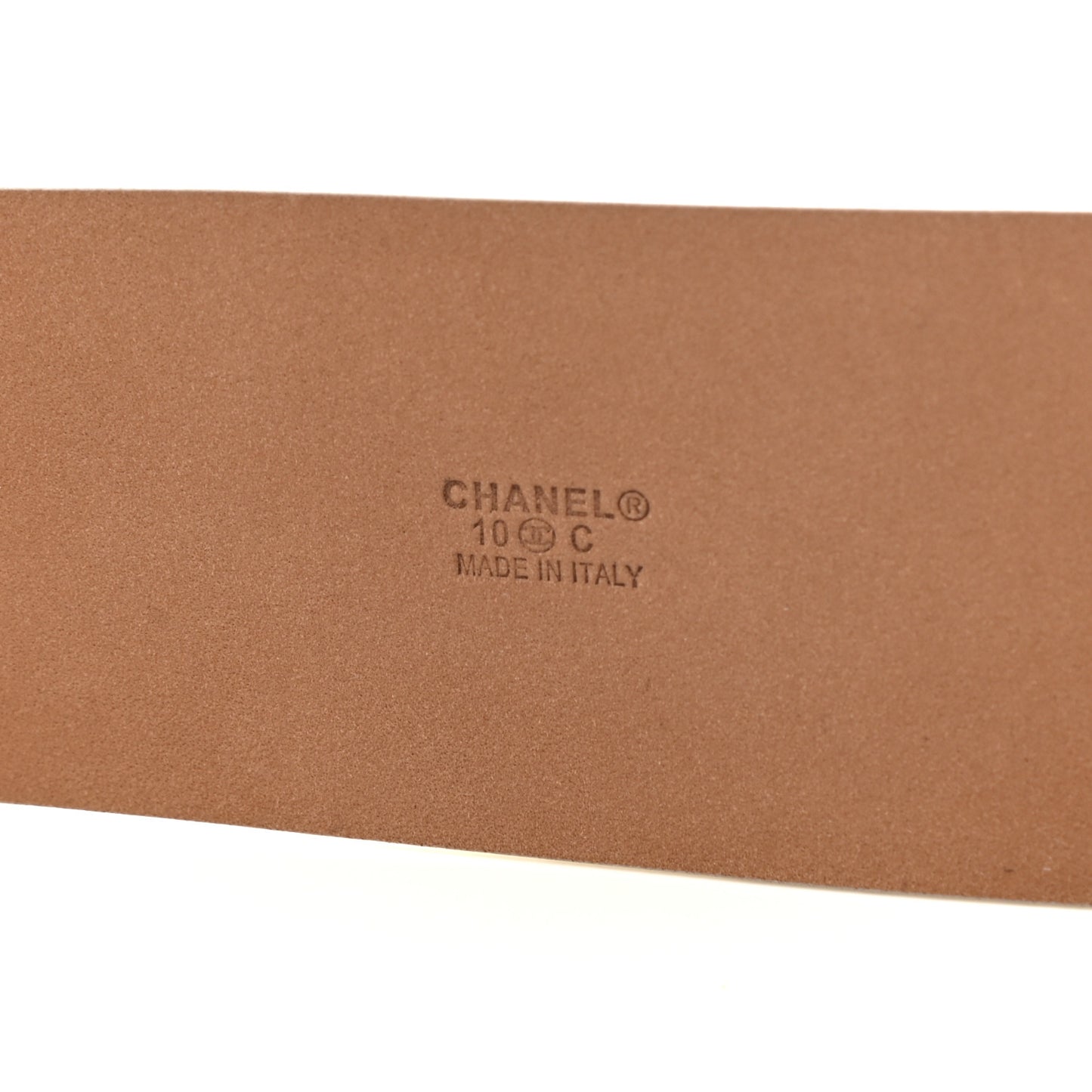 Calfskin CC Belt 90 36 White