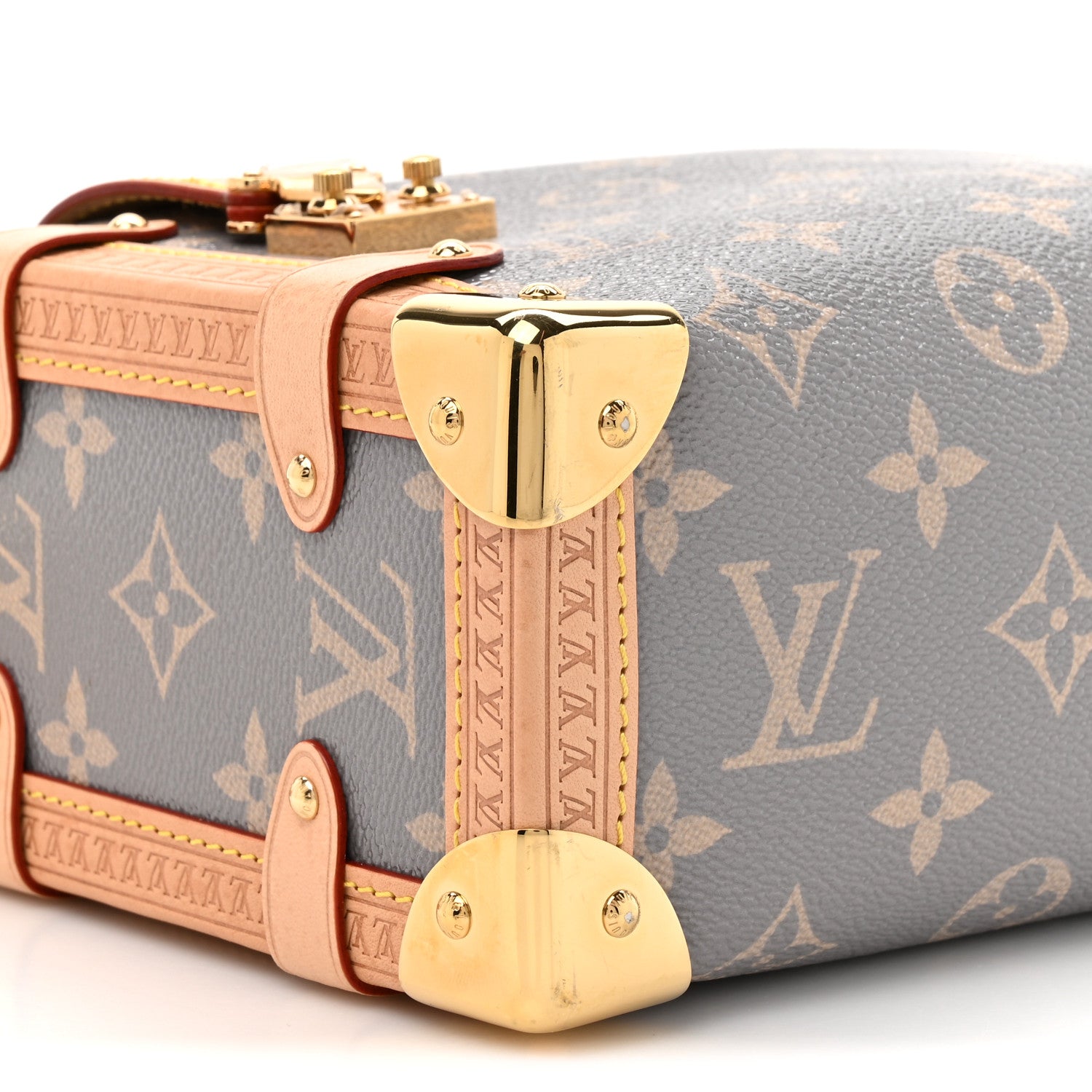 Louis Vuitton Monogram Side Trunk MM Trianon Gray 9 of 11
