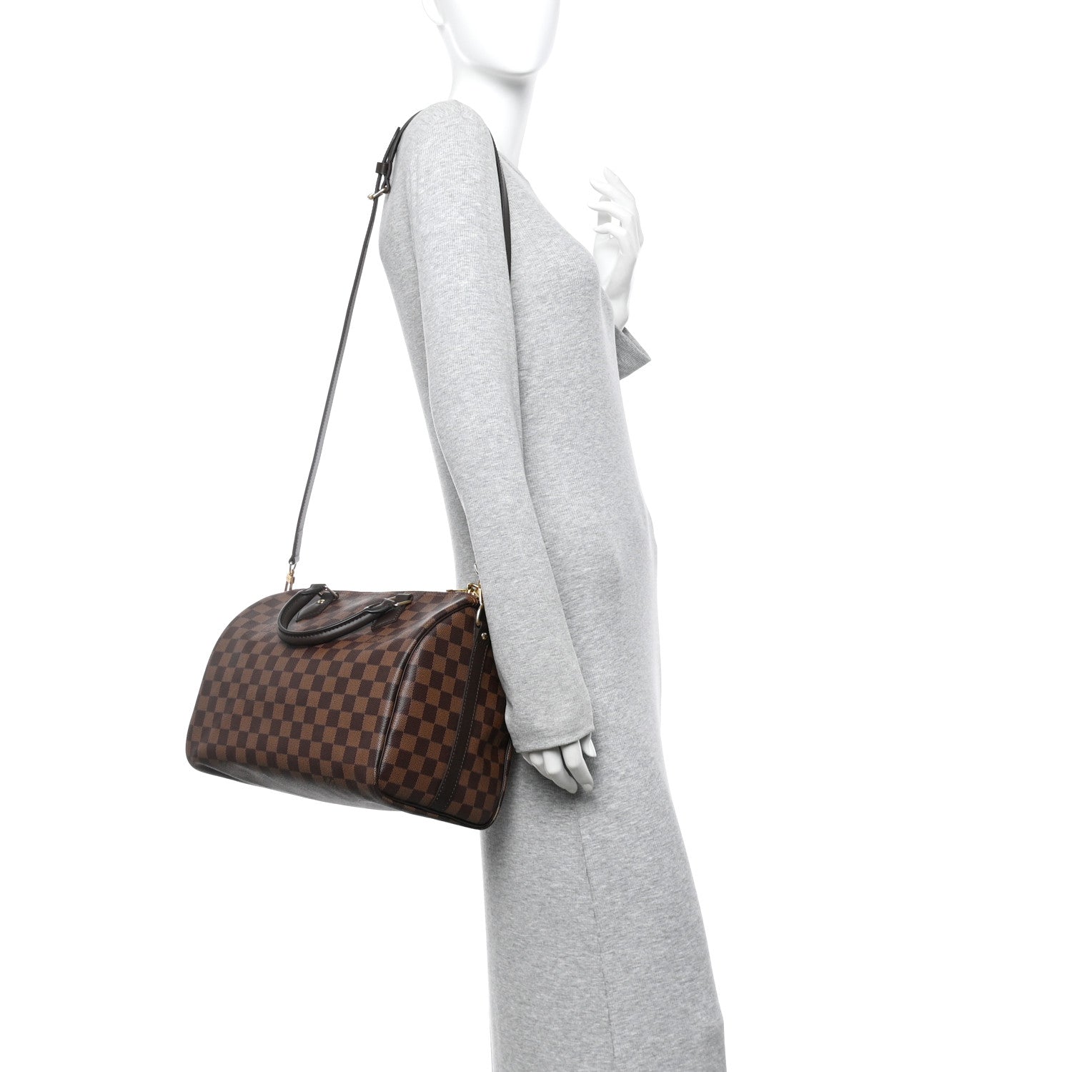 Louis Vuitton Damier Ebene Speedy Bandouliere 30 2 of 10