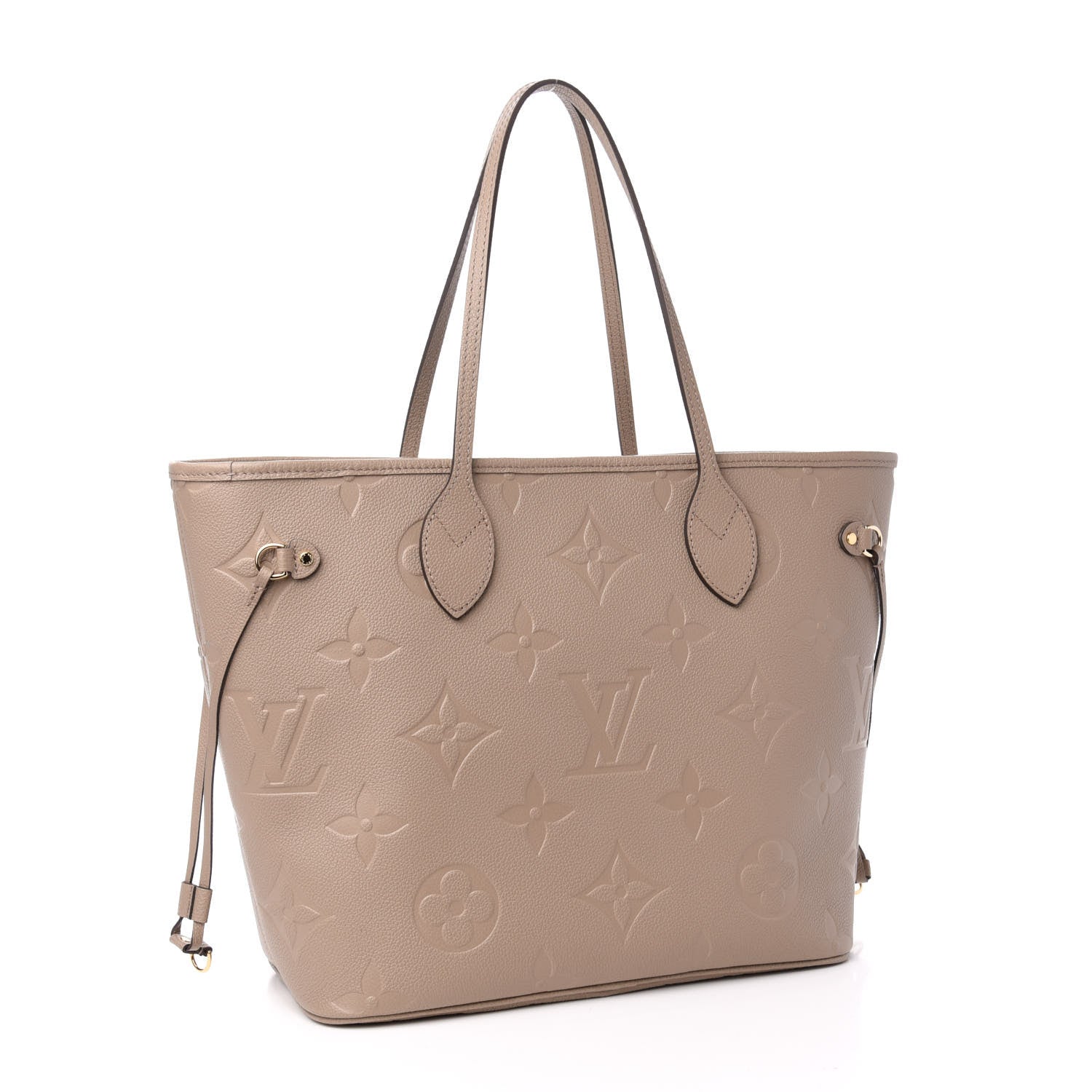 Louis Vuitton Empreinte Monogram Giant Neverfull MM Tourterelle 3 of 7