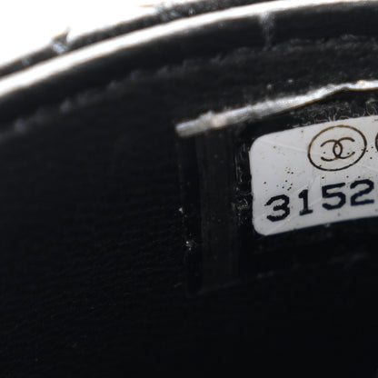Chanel Lambskin Quilted Mini Bucket Bag With Chain Black 6 of 9