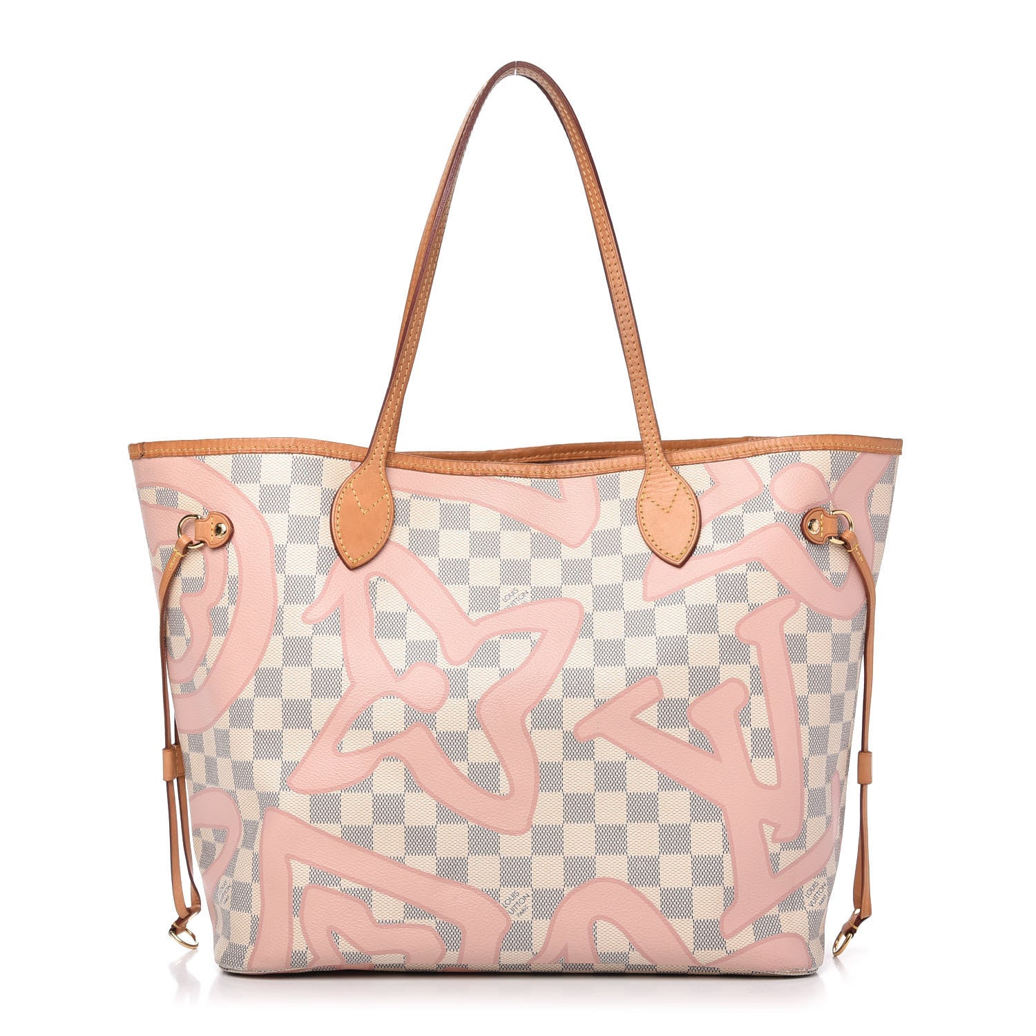 Louis Vuitton Damier Azur Tahitienne Neverfull MM 1 of 10