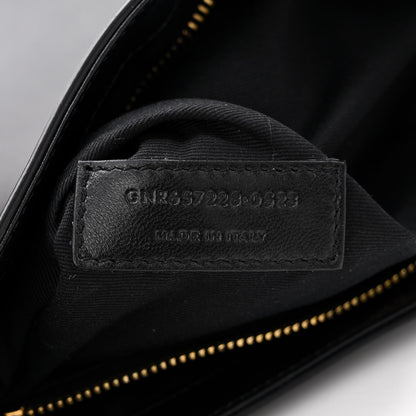 Saint Laurent Smooth Calfskin Le 5 A 7 Hobo Black 7 of 12
