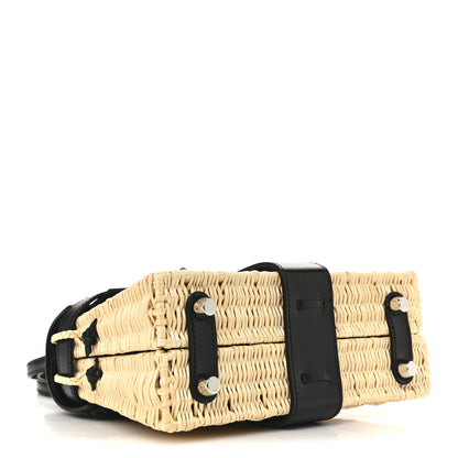 Hermes Wicker Box Picnic Mini Kelly 20 Naturel Black 8 of 21