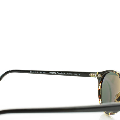 Oliver Peoples Polarized Gregory Peck Sunglasses Black Tortoise 6 of 7