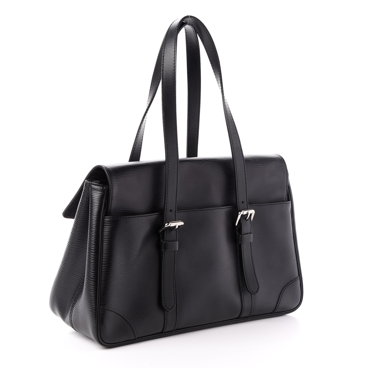 Louis Vuitton Epi Segur MM Black 3 of 8