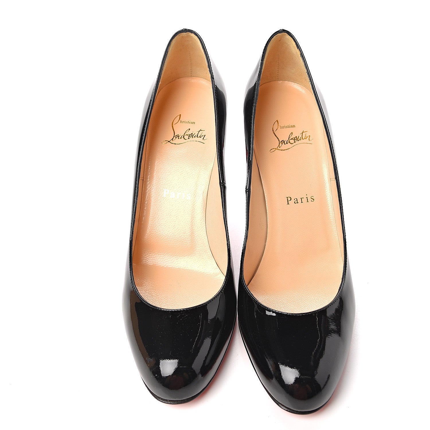 Christian Louboutin Patent Simple 85 Pumps 38 Black 8 of 9