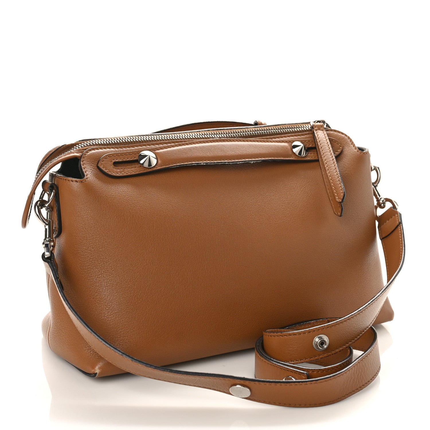 Fendi Vitello Dolce Medium By The Way Boston Bag Orzo 2 of 10