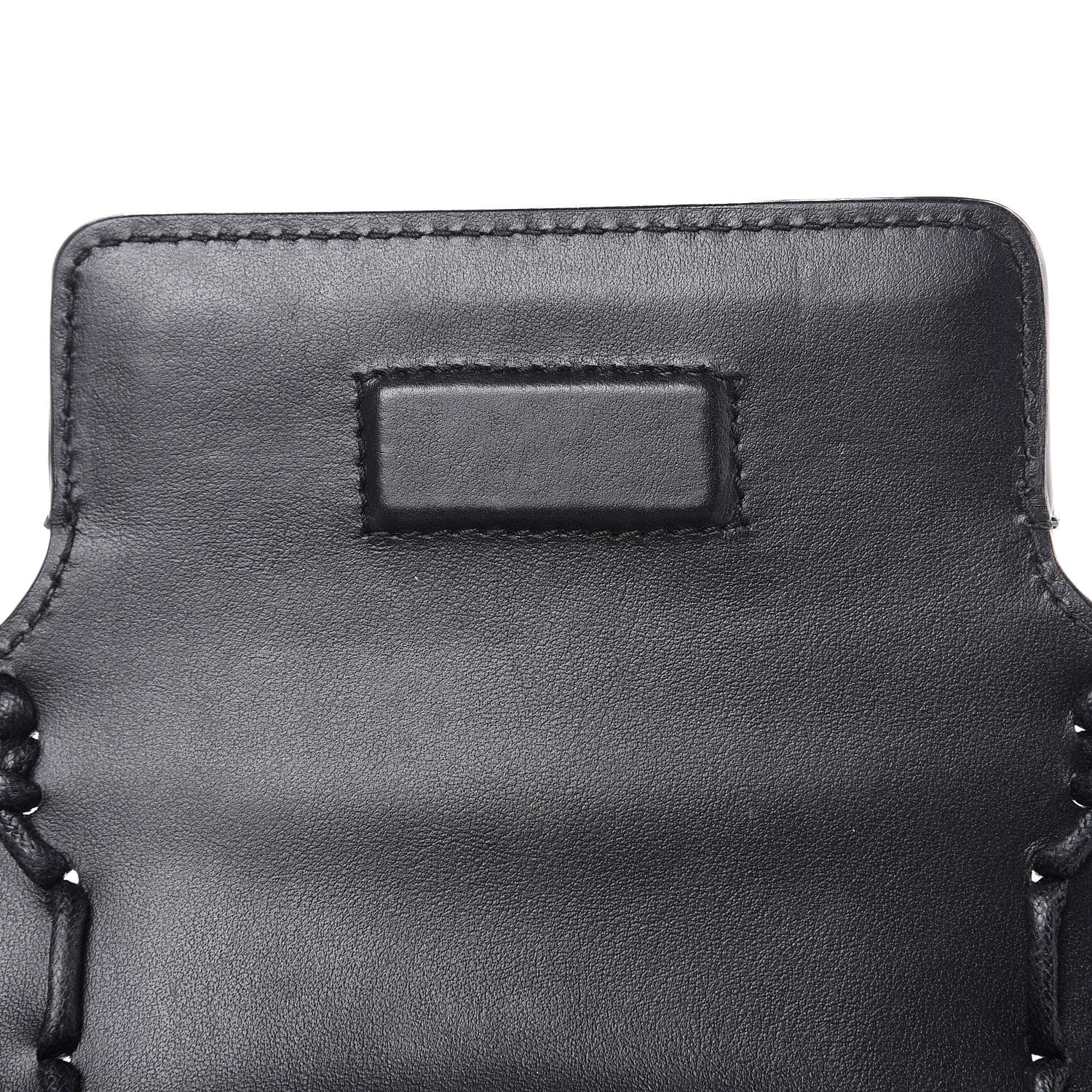 Proenza Schouler Smooth Calfskin Crochet Tiny PS11 Classic Shoulder Bag Black 6 of 12