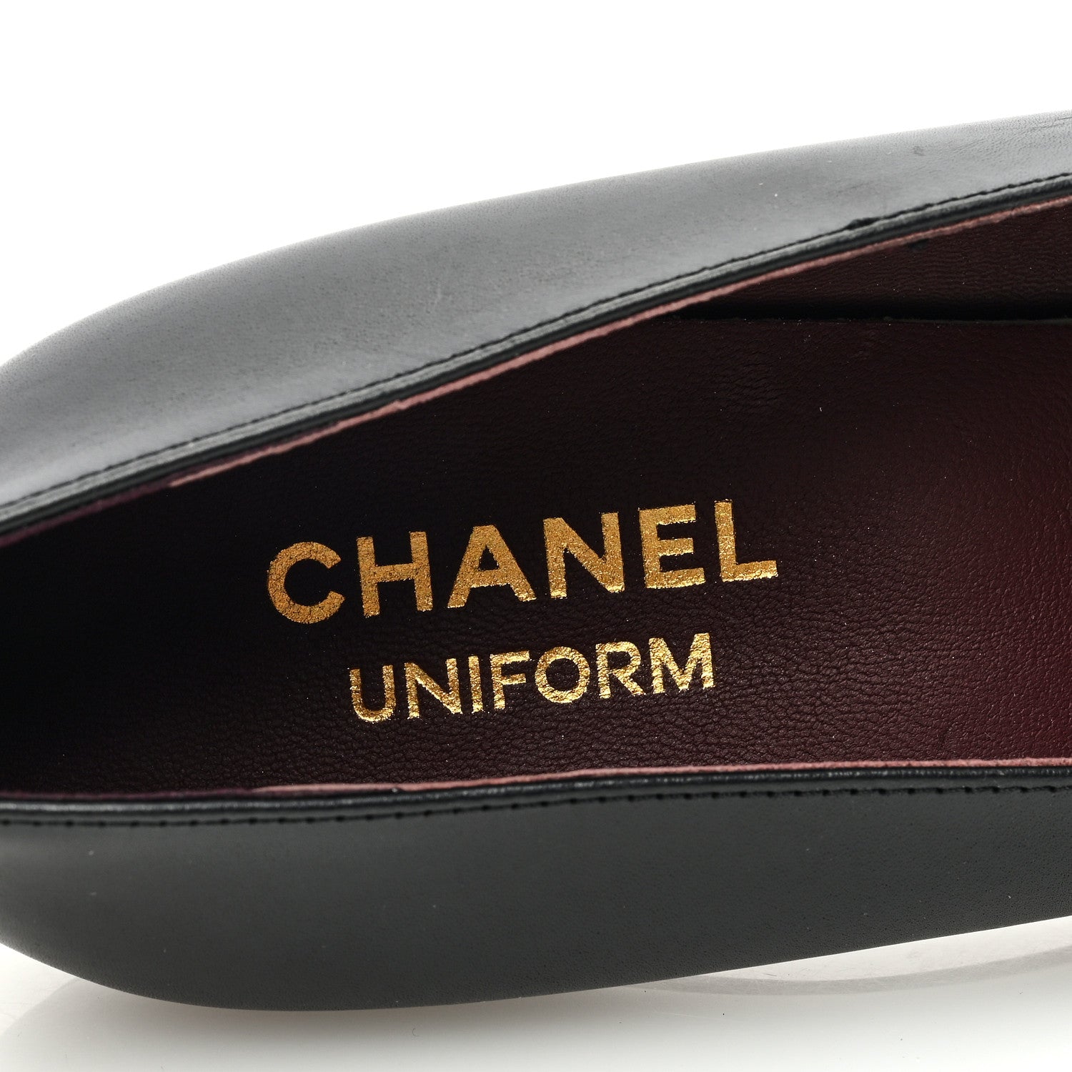 Chanel Lambskin Grosgrain Cap Toe CC Pumps 40 Black 7 of 8