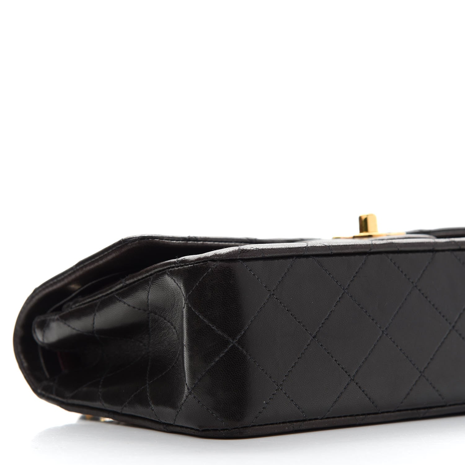 Chanel Lambskin Quilted Small Double Flap Black 8 of 12