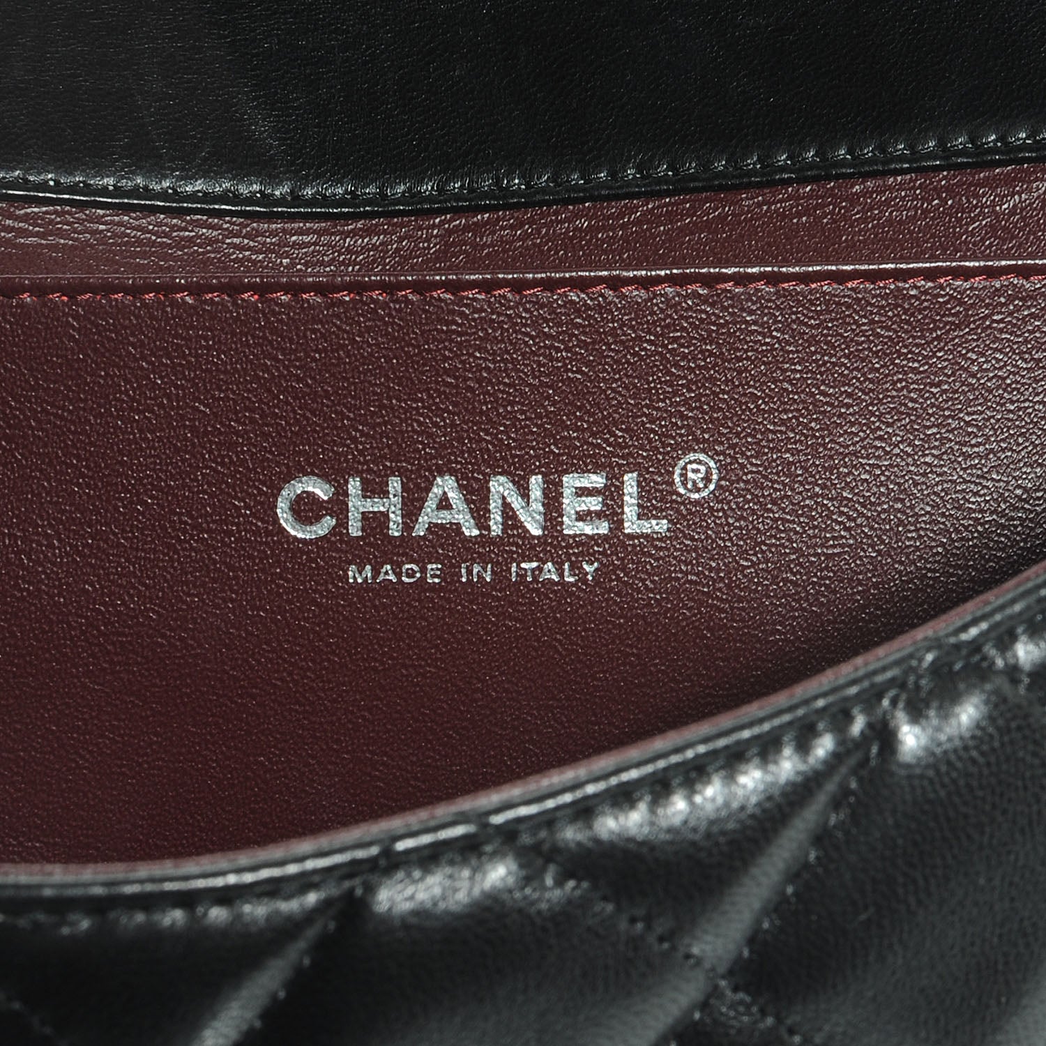 Chanel Lambskin Quilted Clutch Flap Black 6 of 7