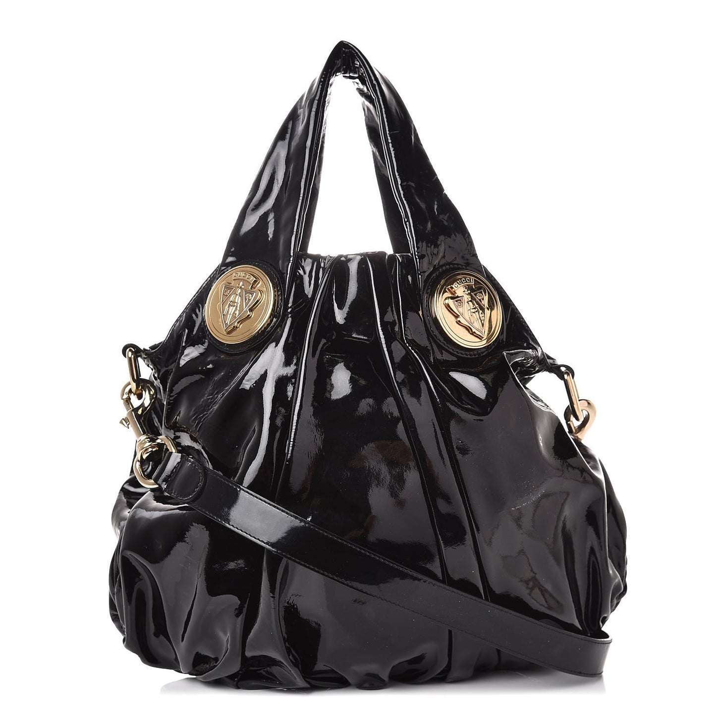Patent Small Hysteria Tote Black