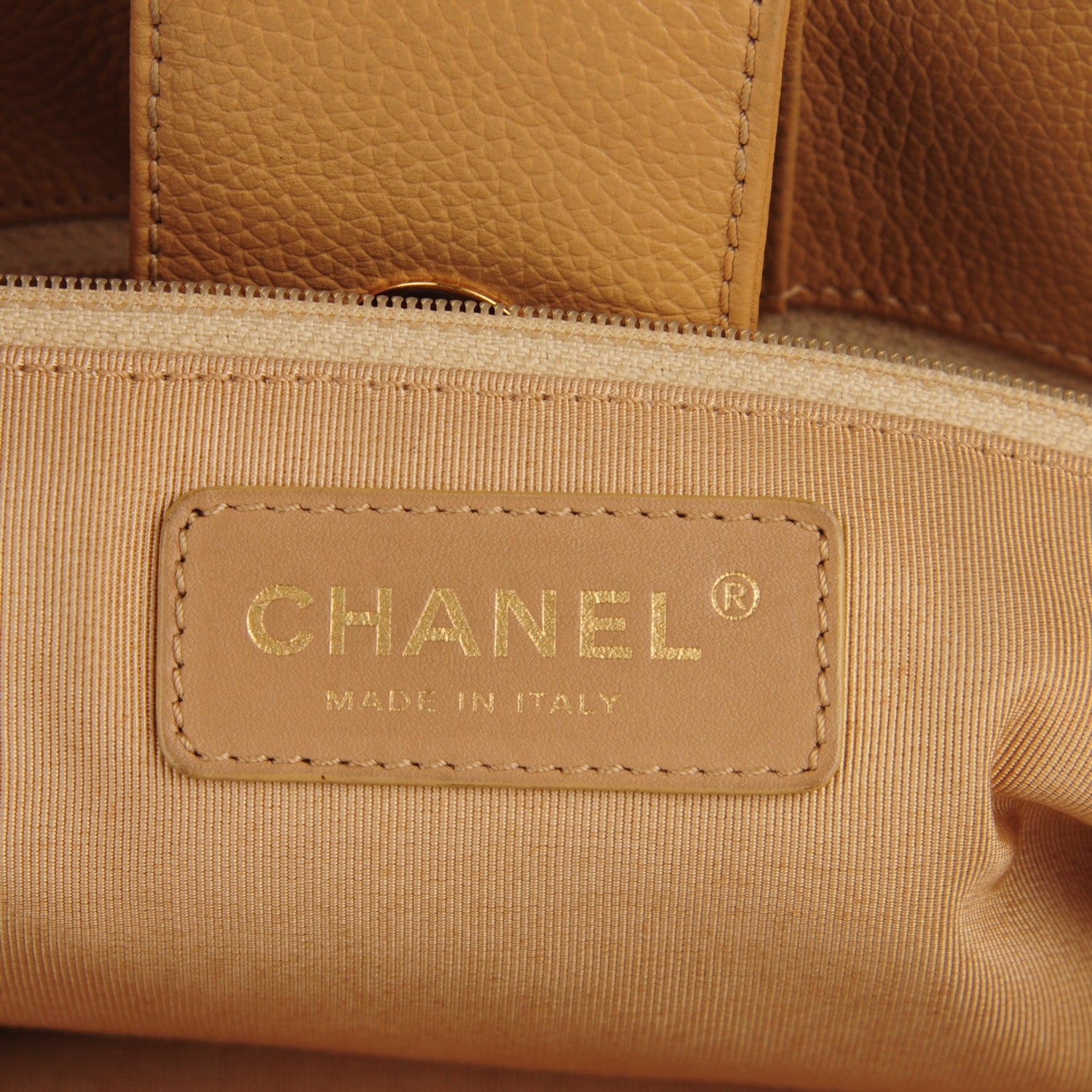 Chanel Calfskin Cerf Executive Shopper Tote Beige 6 of 9