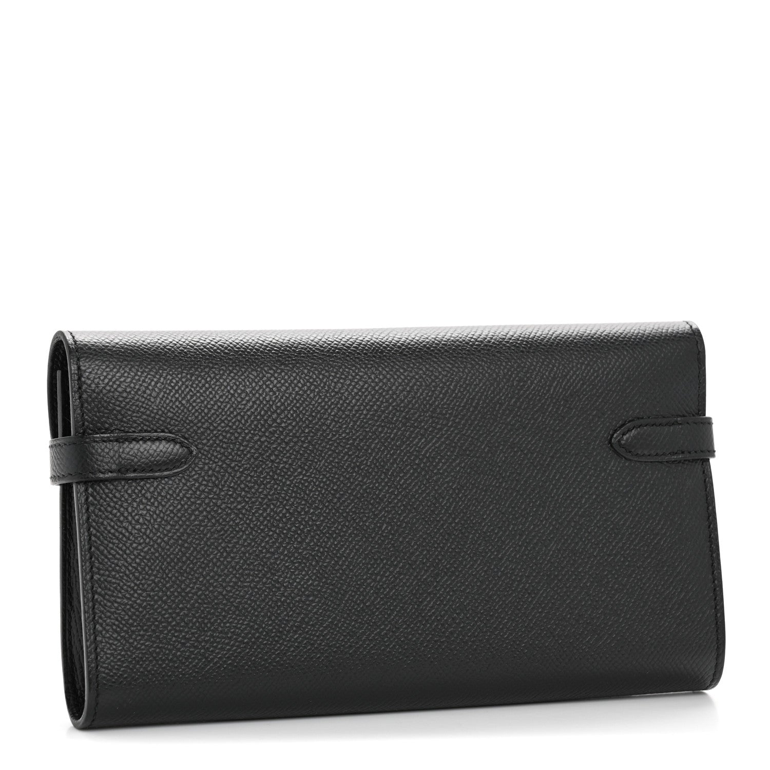 Hermes Epsom Kelly Longue Wallet Black 3 of 11