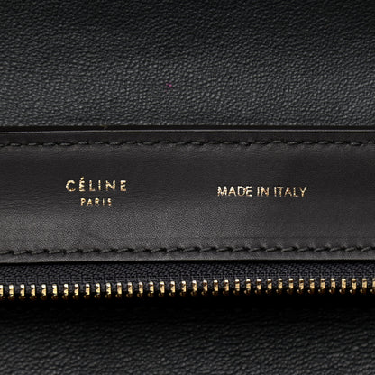 Celine Smooth Calfskin Suede Medium Trapeze Grey 6 of 16