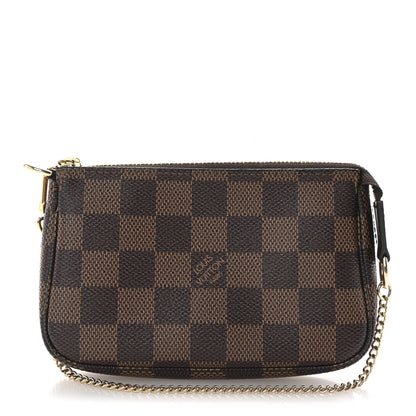 Louis Vuitton Damier Ebene Mini Pochette Accessories 1 of 8