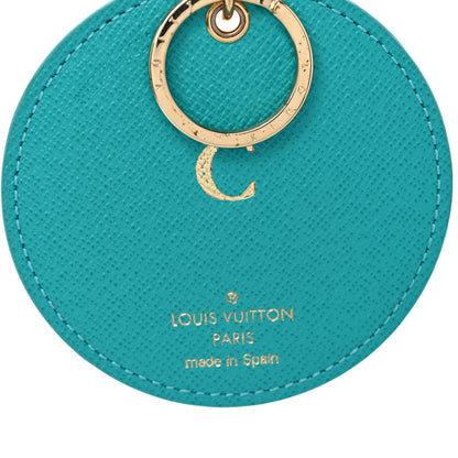 Louis Vuitton Monogram Illustre V Bag Charm Key Ring Turquoise 3 of 4