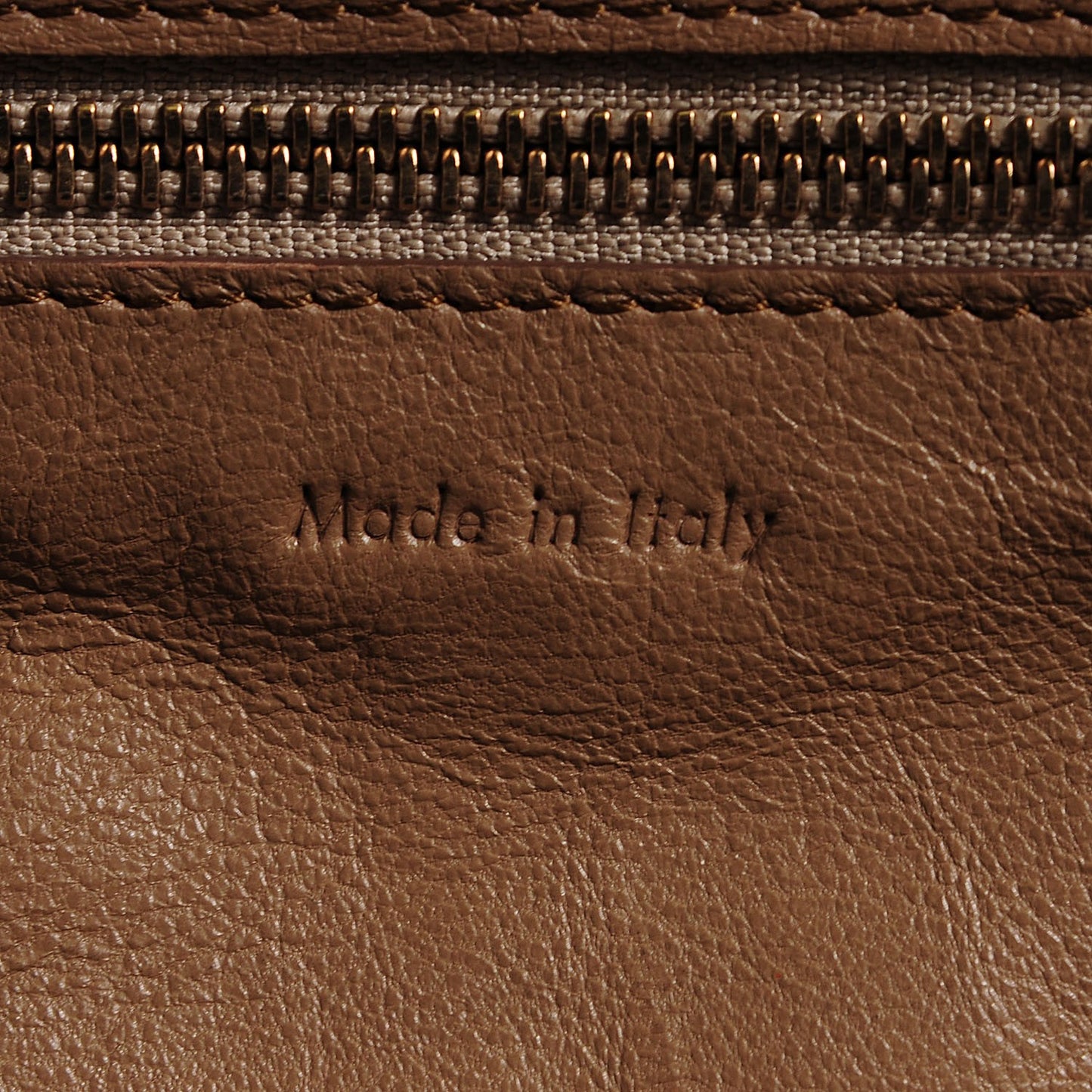 Smooth Calfskin Mini Luggage Camel