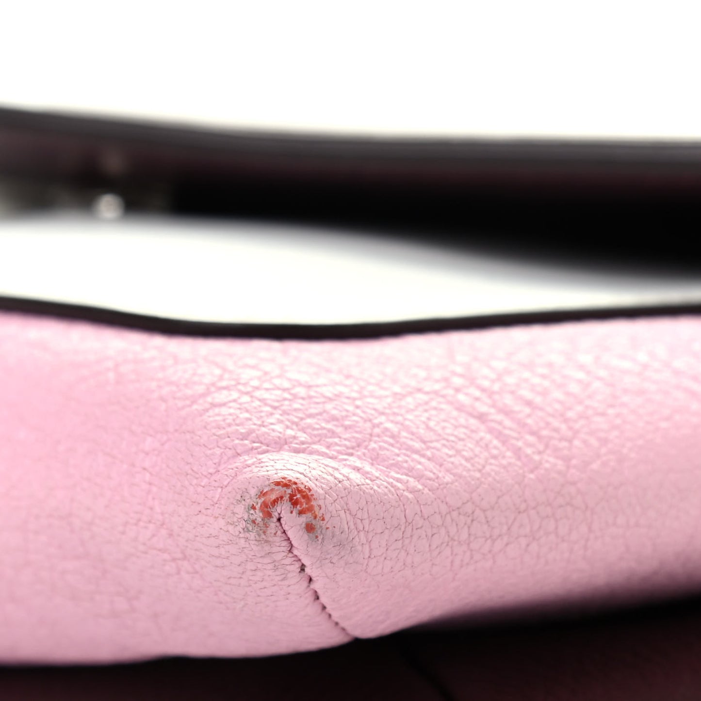 Calfskin Duetto Crossbody Bag Burgundy Pink