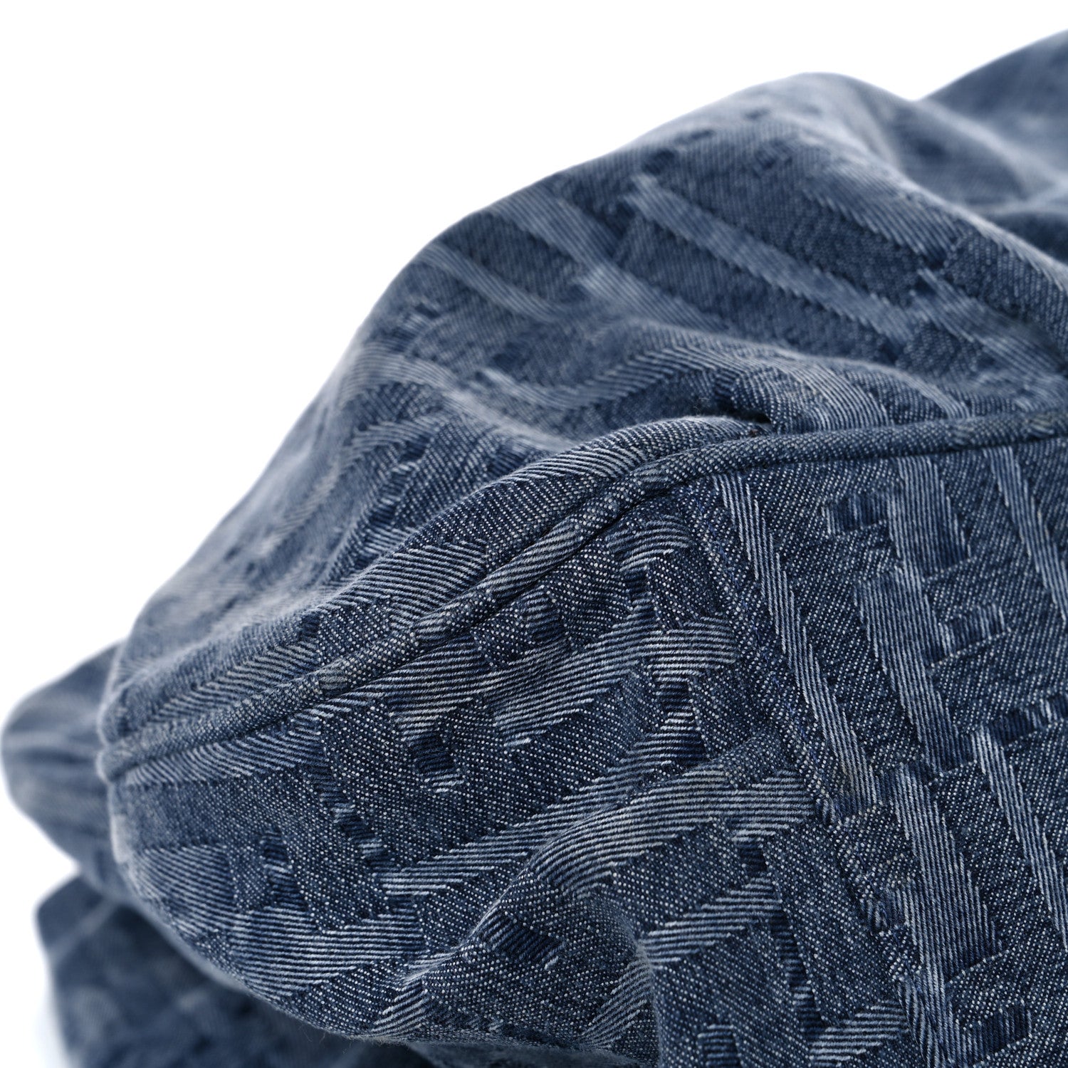 Fendi Denim Zucca Mia Tote Blue 8 of 16