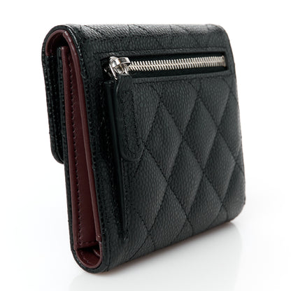 Chanel Caviar Quilted Compact Flap Wallet Black 3 of 11
