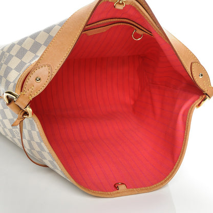 Louis Vuitton Damier Azur Delightful MM Pink 5 of 7
