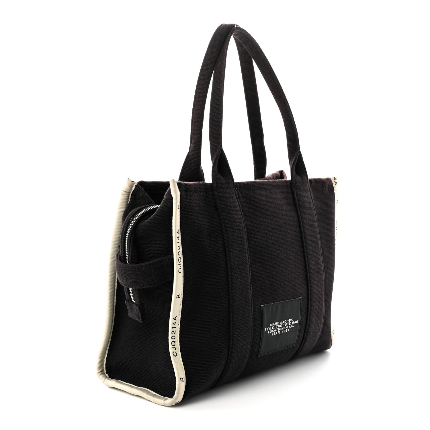 Marc Jacobs Jacquard Large The Traveler Tote Bag Black 3 of 12