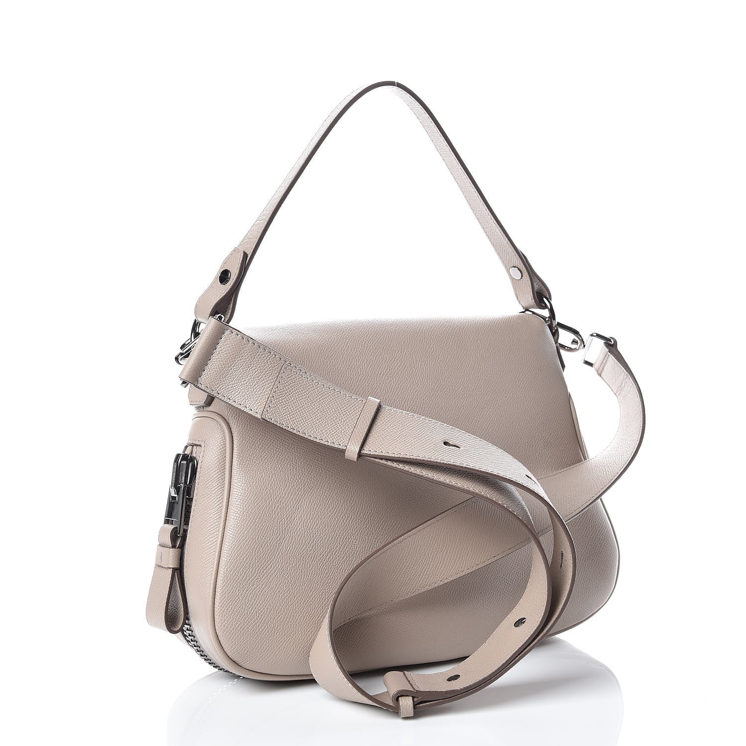 Tom Ford Calfskin Medium Jennifer Crossbody Silk Taupe 3 of 12