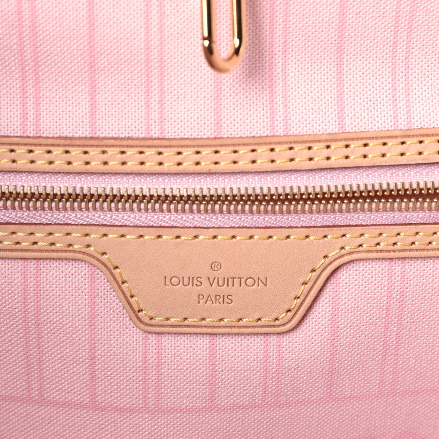 Damier Azur Neo Neverfull MM Rose Ballerine