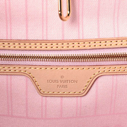 Louis Vuitton Damier Azur Neo Neverfull MM Rose Ballerine 11 of 20