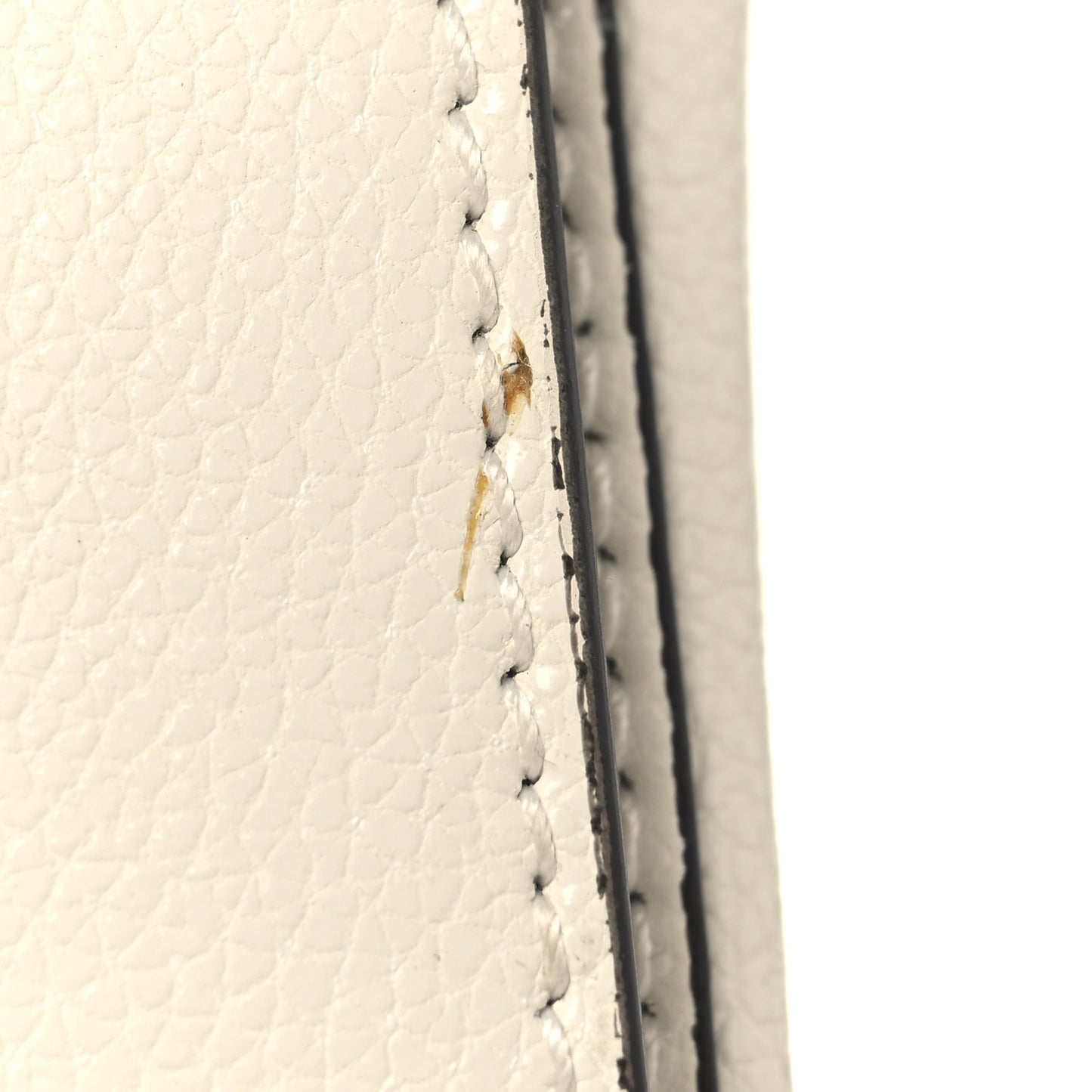 Calfskin Crystal Small Cheri Top Handle Bag Milk
